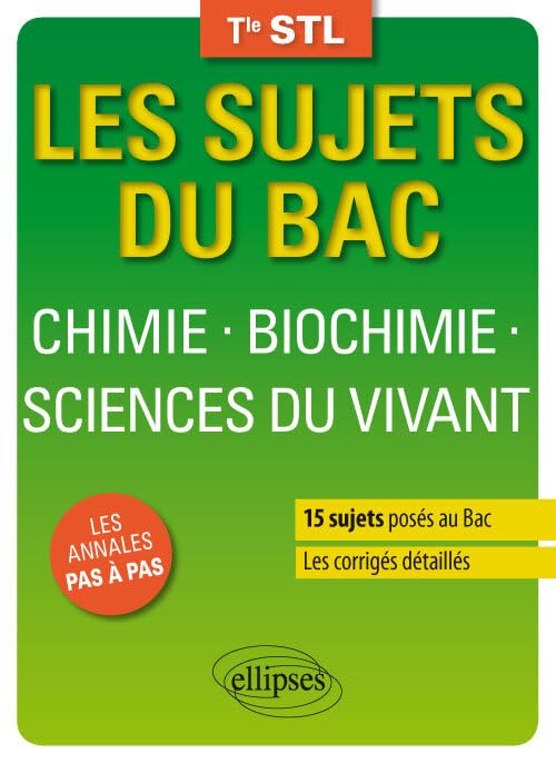 Chimie, biochimie, sciences du vivant Tle STL book