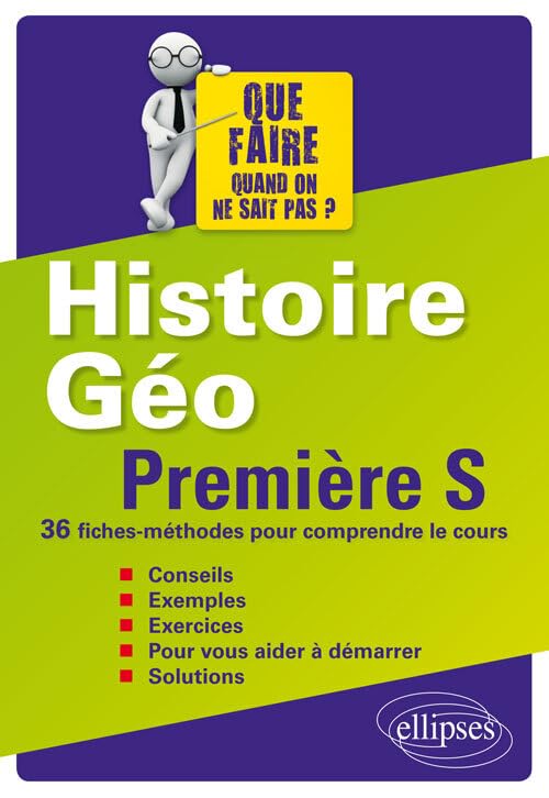 Histoire-Géographie 1re S: 36 fiches-méthodes pour comprendre le cours book