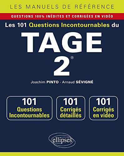 Les 101 questions incontournables du Tage 2 book