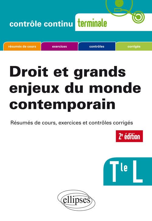 Droit et grands enjeux du monde contemporain Tle L book