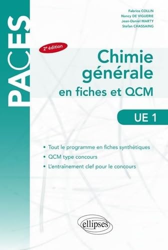 UE1 Chimie générale: Fiches et QCM book