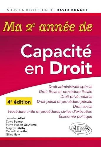 Ma 2e année de Capacité en droit book