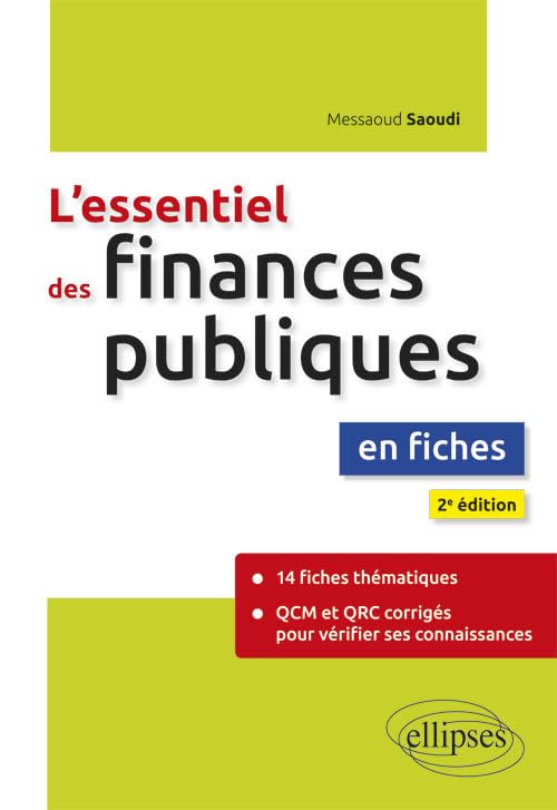 L'essentiel des finances publiques en fiches book