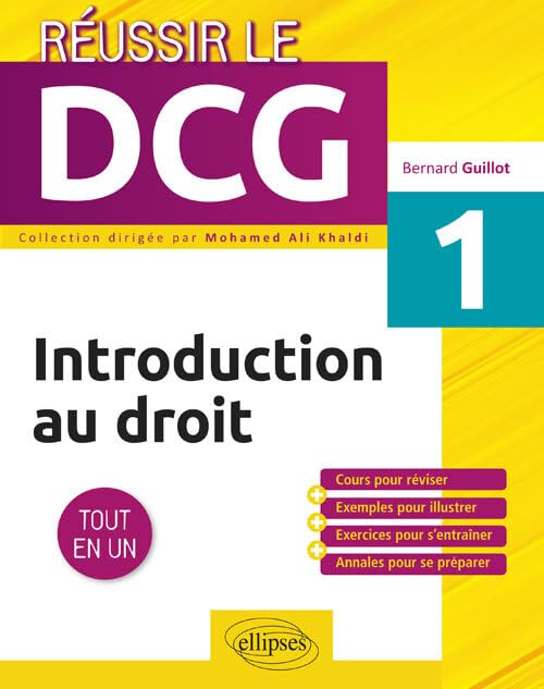 UE1 - Introduction au droit - UE1 (Réussir le DCG) Law