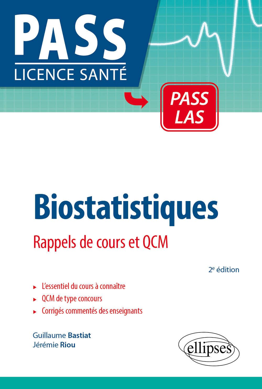 UE4 - Biostatistiques : rappels de cours et QCM - 2e édition book