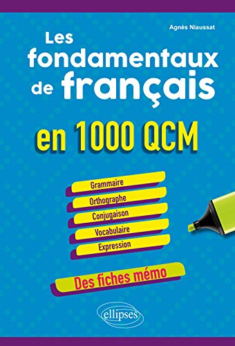 Les fondamentaux de français en 1.000 QCM book