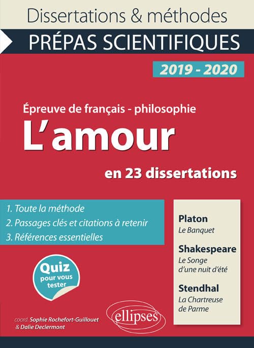 Thème et les trois œuvres. Epreuve de français/philo. Prépas scientifiques 2019-2020: Epreuve de français/philosophie. Prépas scientifiques (Dissertations sur…) Books
