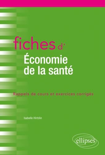 Fiches d'économie de la santé Books