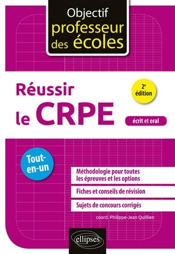 Réussir le CRPE - Tout en un - 2e édition (Objectif Professeur des écoles) Books