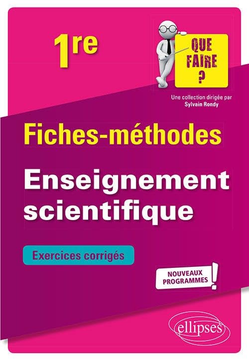 Enseignement scientifique - Première - nouveaux programmes: Exercices corrigés (Que faire ?) Professional & Reference Books