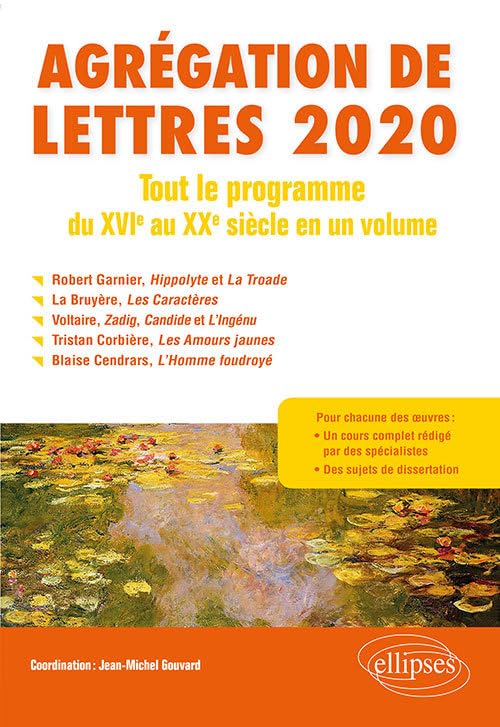 Agrégation de Lettres 2020. Tout le programme du XVIe au XXe siècle en un volume Books