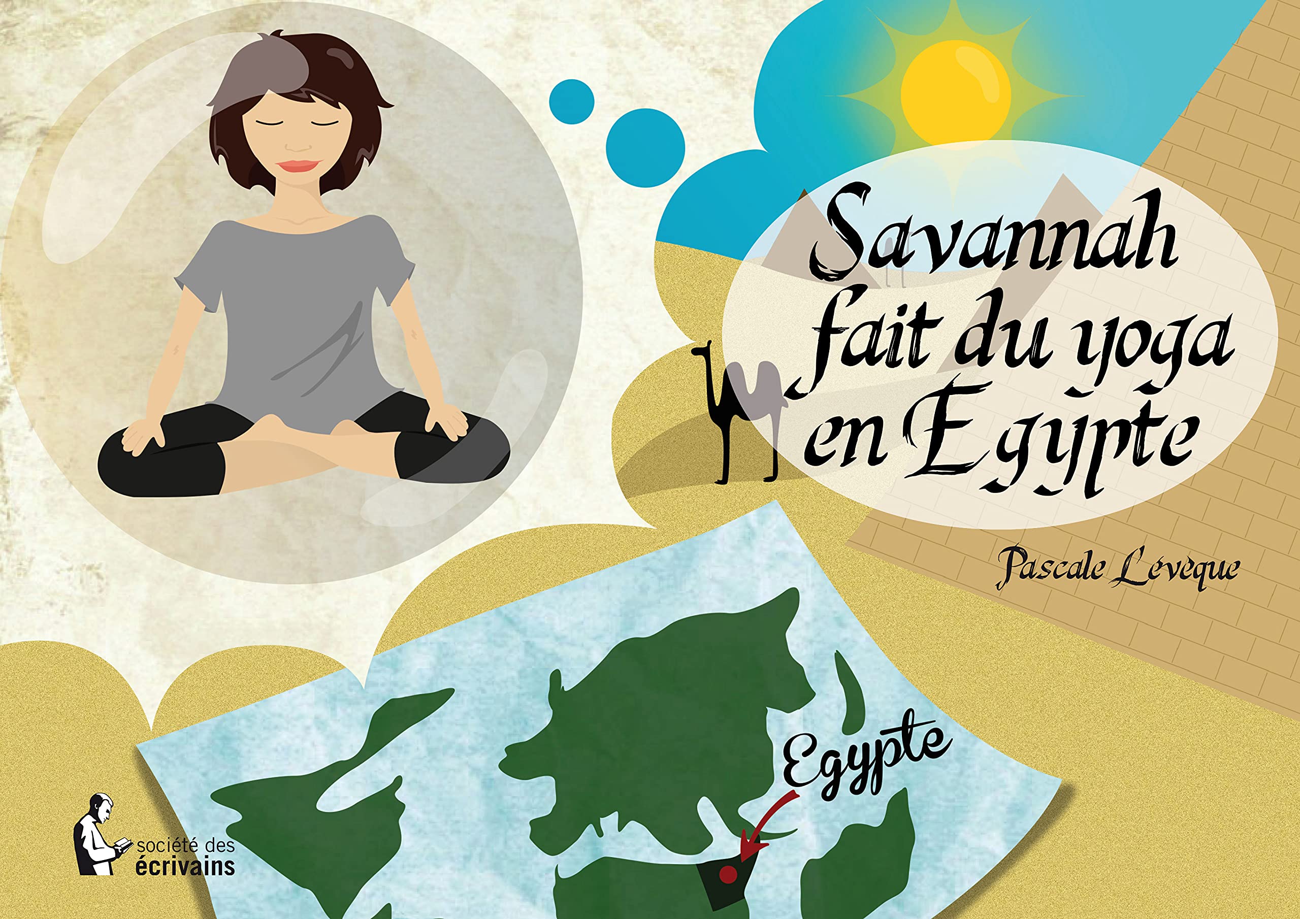 Savannah fait du yoga en Égypte Lifestyle