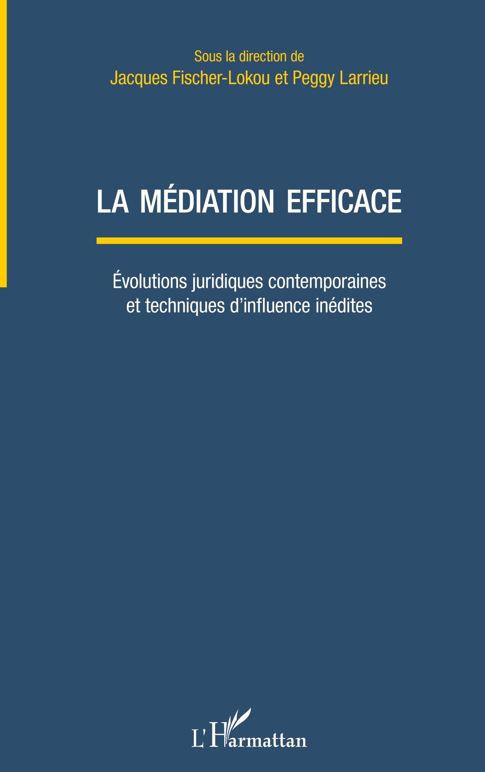 La médiation efficace: Evolutions juridiques contemporaines et techniques d'influence inédites Law