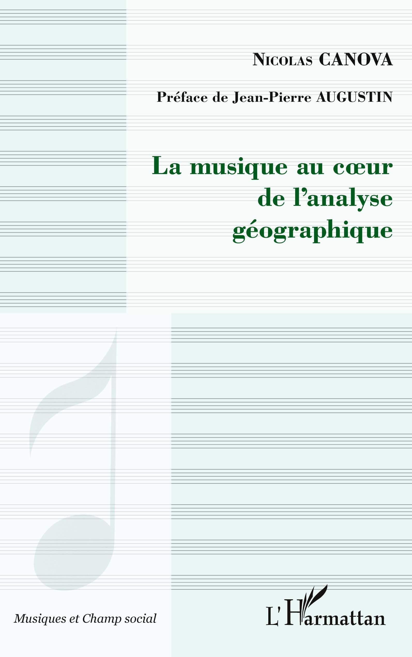 La musique au coeur de l'analyse géographique book