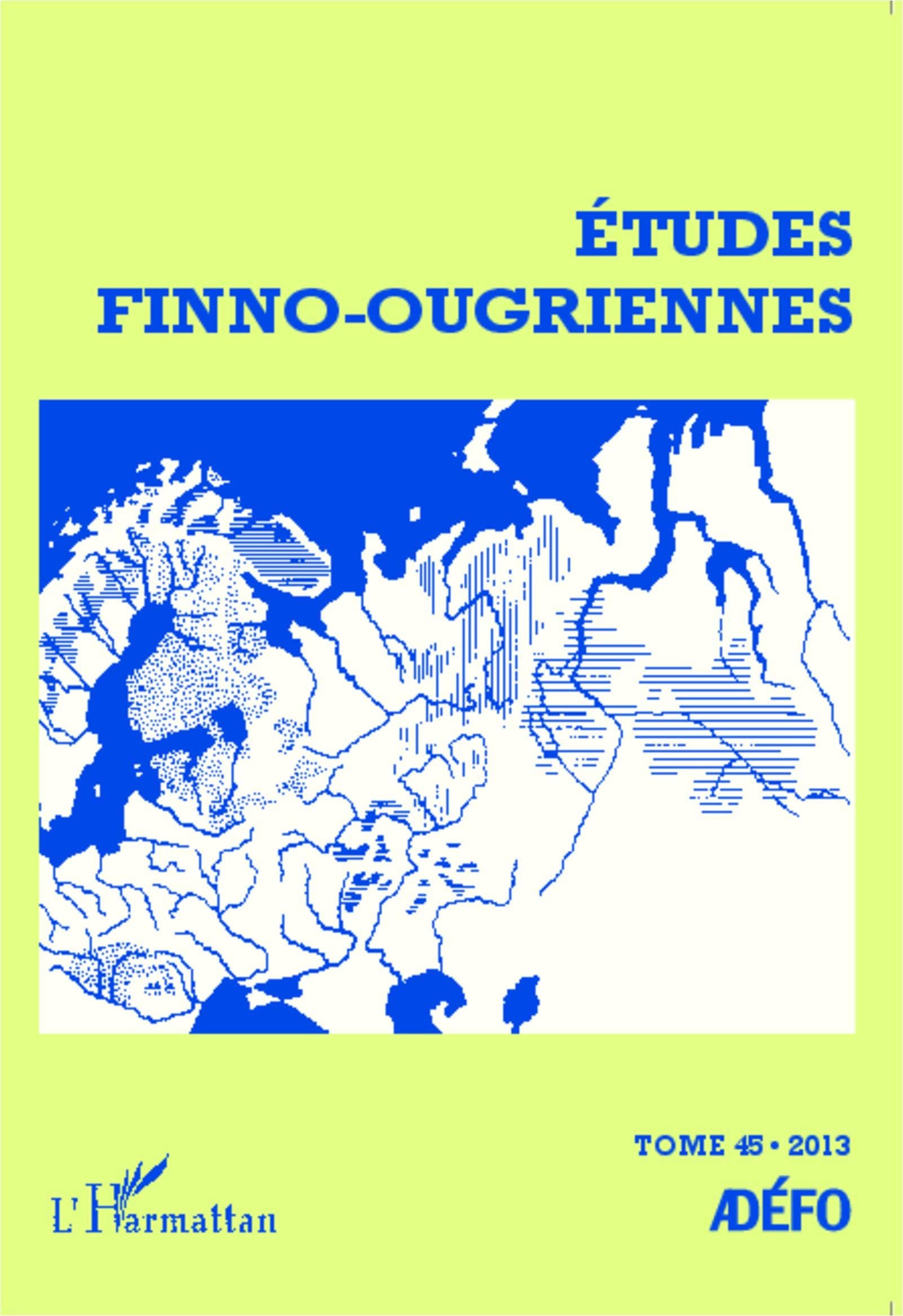 Etudes finno-ougriennes book