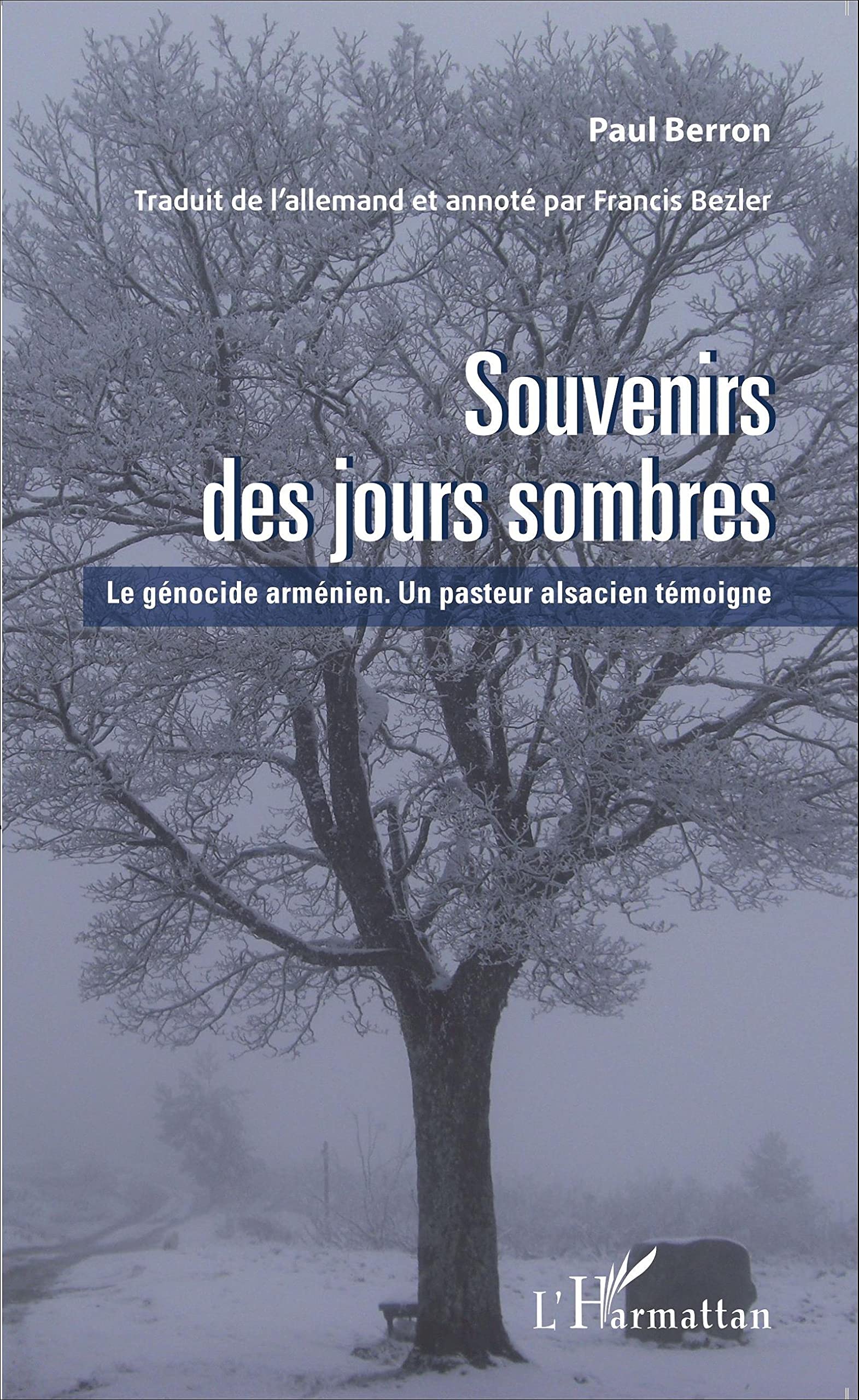 Souvenirs des jours sombres: Le génocide arménien Un pasteur alsacien témoigne book