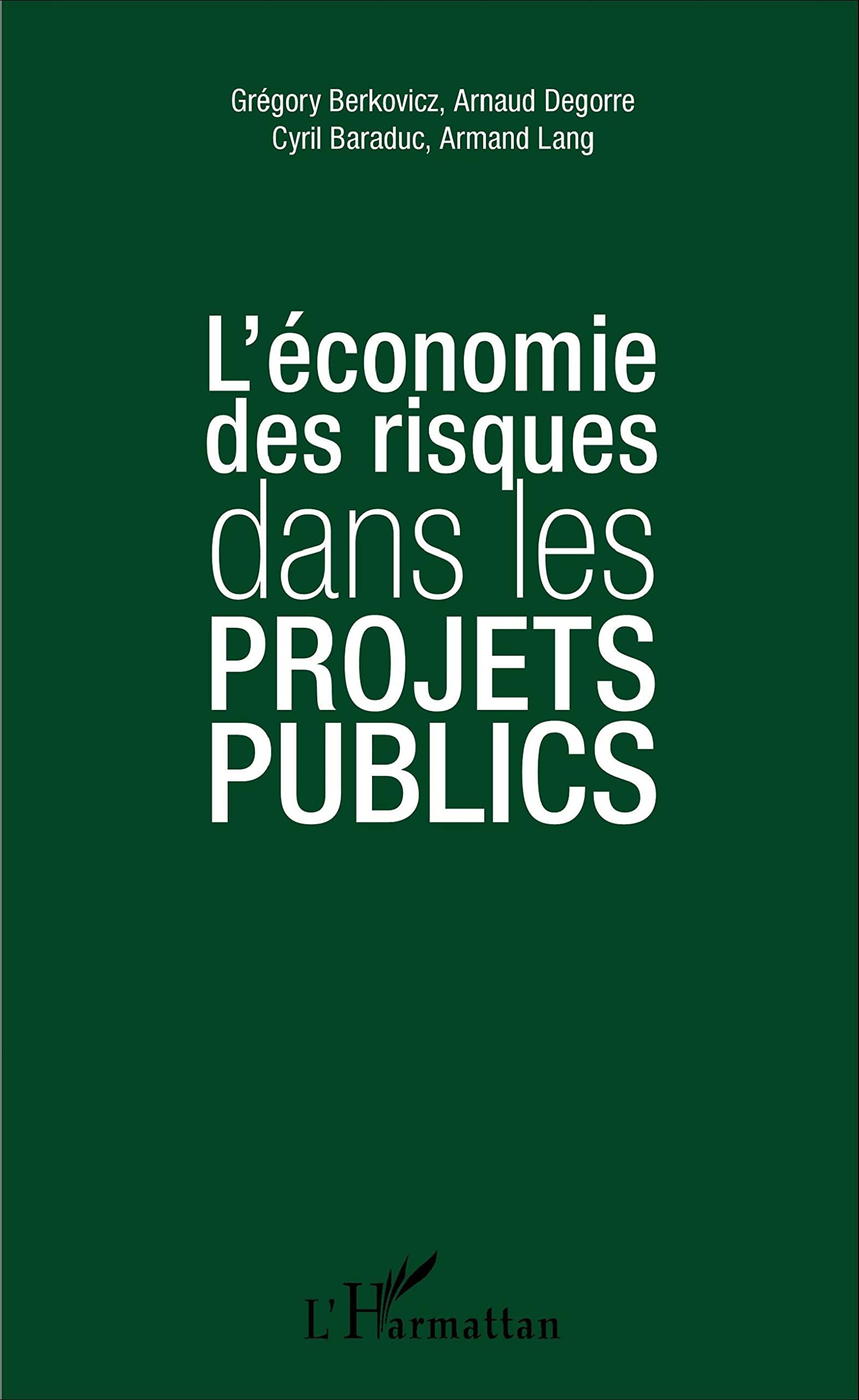 L'économie des risques dans les projets publics book