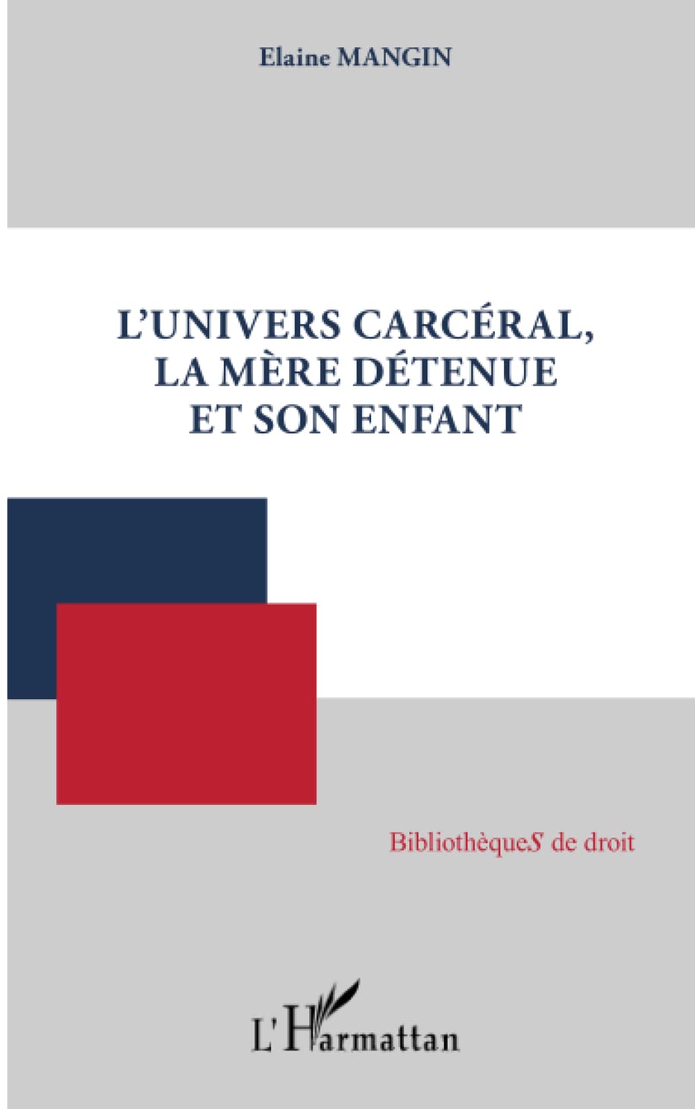L'univers carcéral, la mère détenue et son enfant book