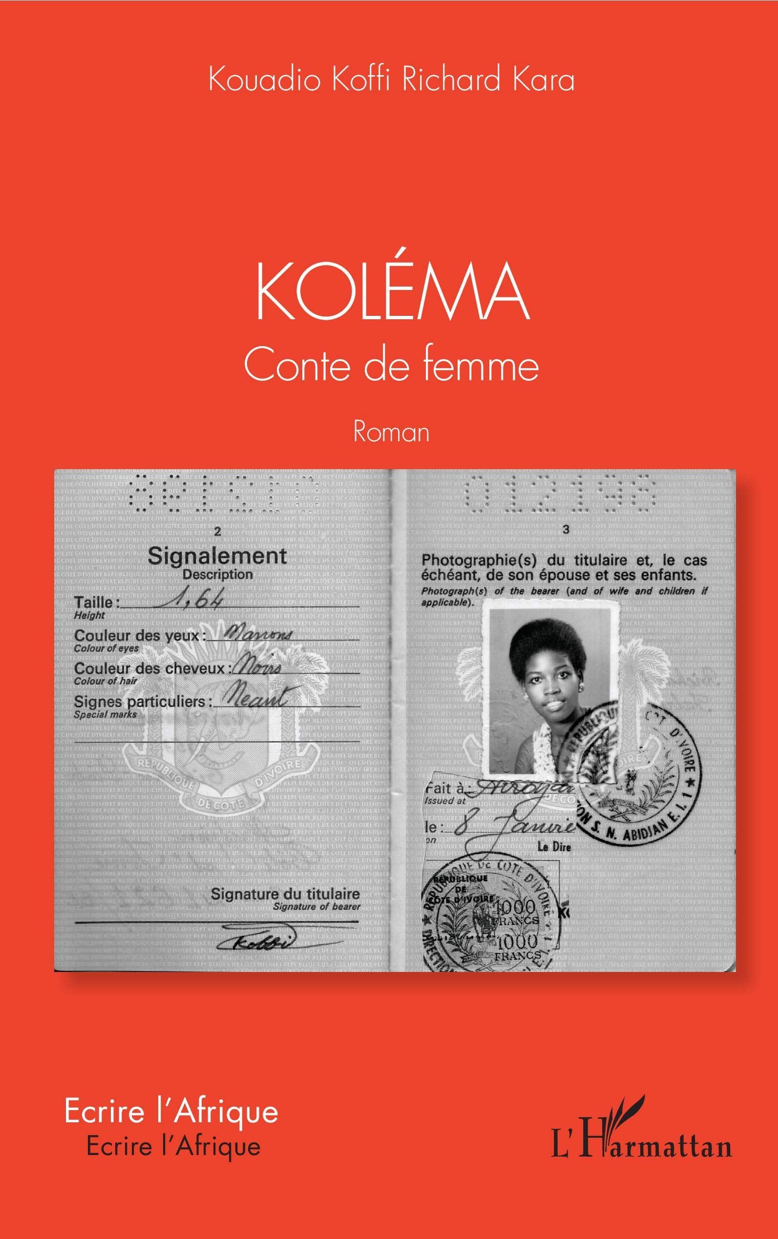 Koléma: Conte de femme Roman book