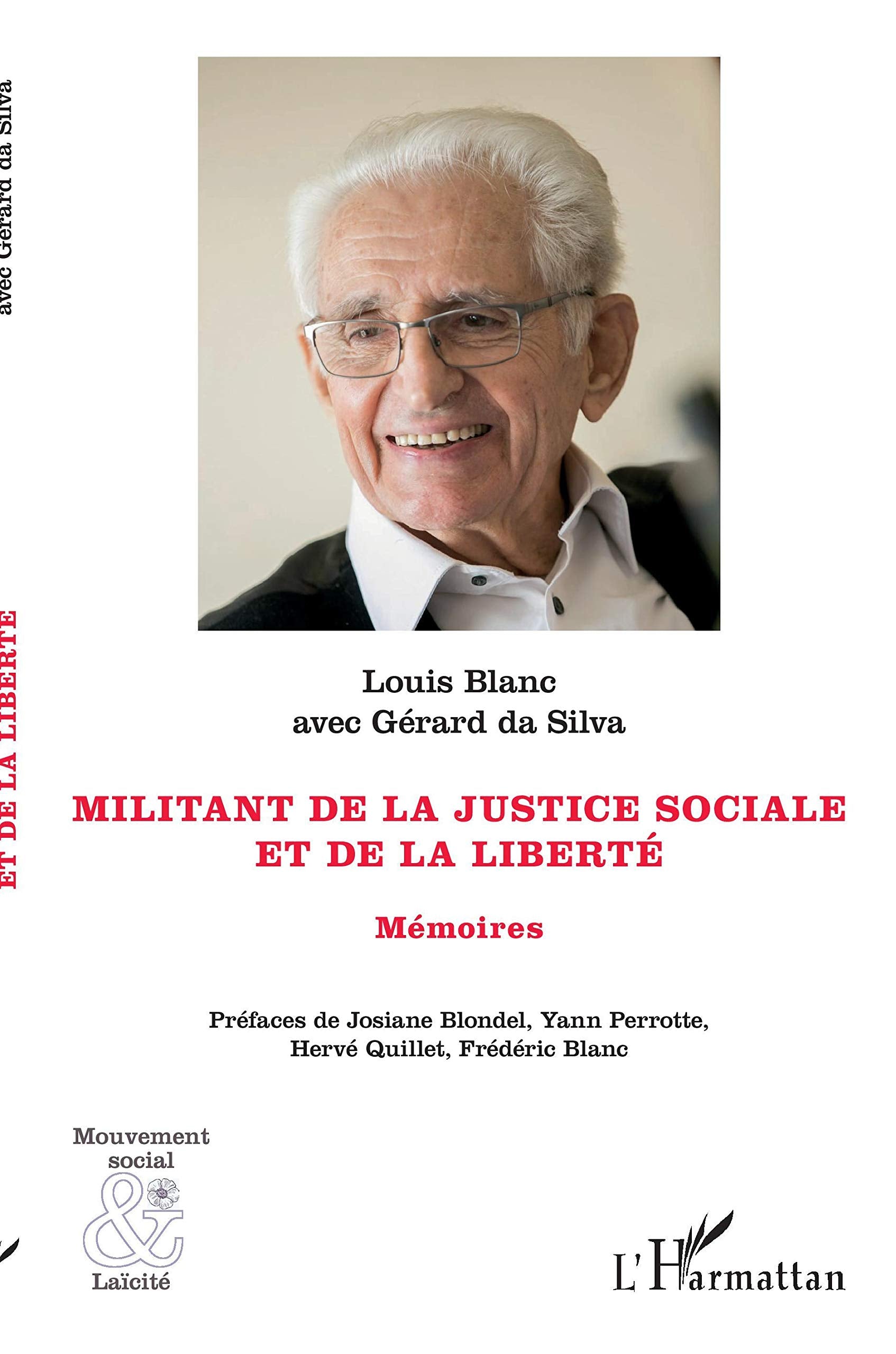 Militant de la justice sociale et de la liberté: Mémoires book
