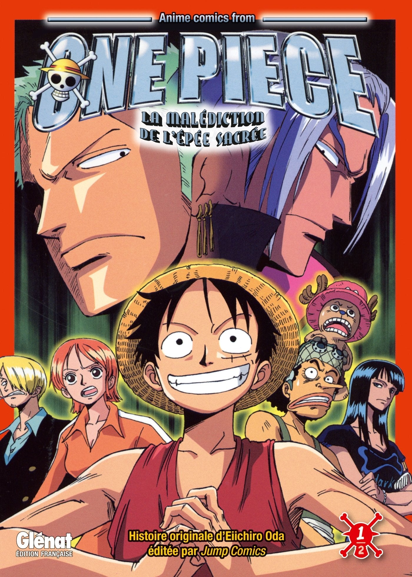 One Piece Anime comics - La malédiction de l'épée sacrée - Tome 01 Manga
