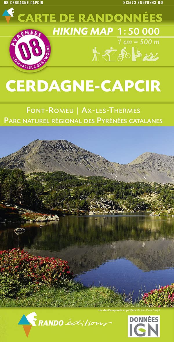 Carte de randonnées Cerdagne - Capcir - Haute-Ariège Leisure, Home & Garden