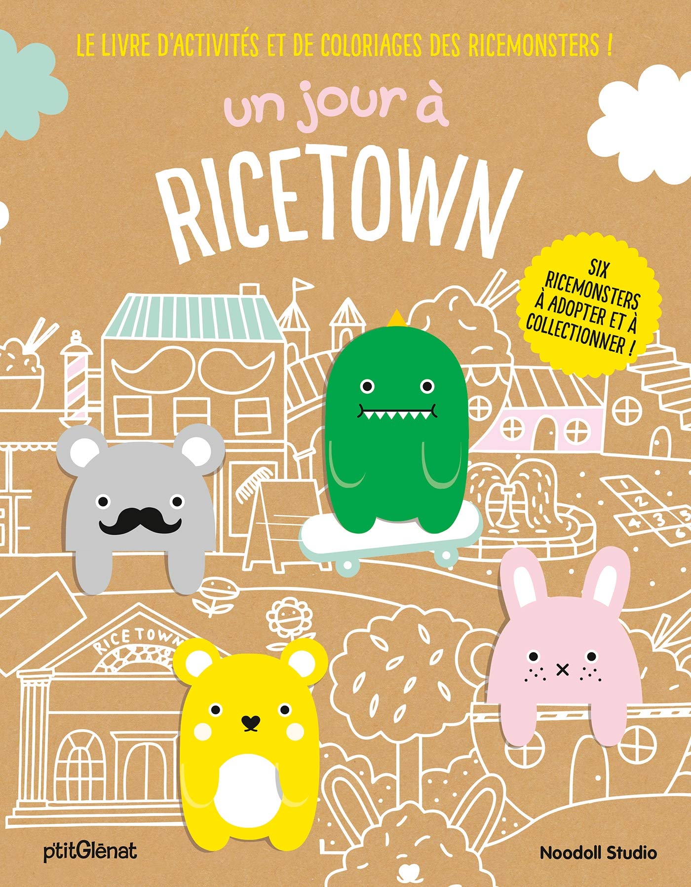 Un jour à Ricetown: Le livre d'activités et de coloriages des Ricemonsters book