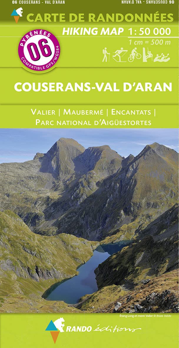 Pyrénées carte 6 Couserans - Val D'Aran - Valier - Mauberme 1 : 50 000 Leisure, Home & Garden