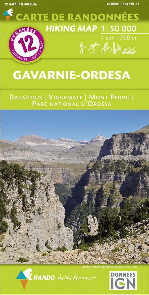 Carte de randonnées Gavarnie-Ordesa: 1/50 000 Leisure, Home & Garden