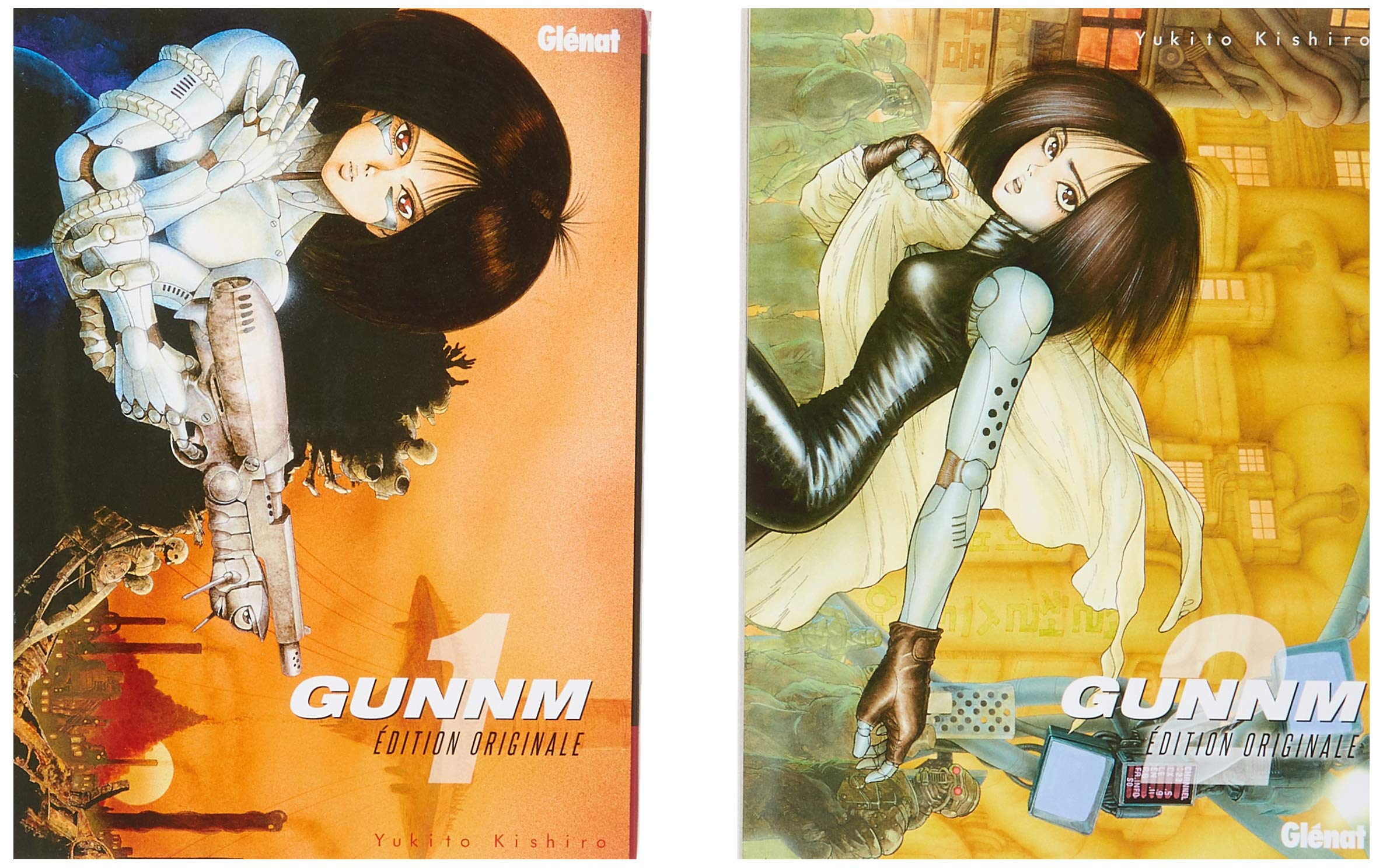 GLENAT GUNNM PACK T1 T2 2019 book
