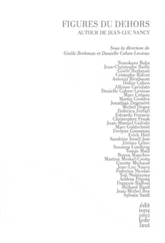 Figures du dehors: Autour de Jean-Luc Nancy book
