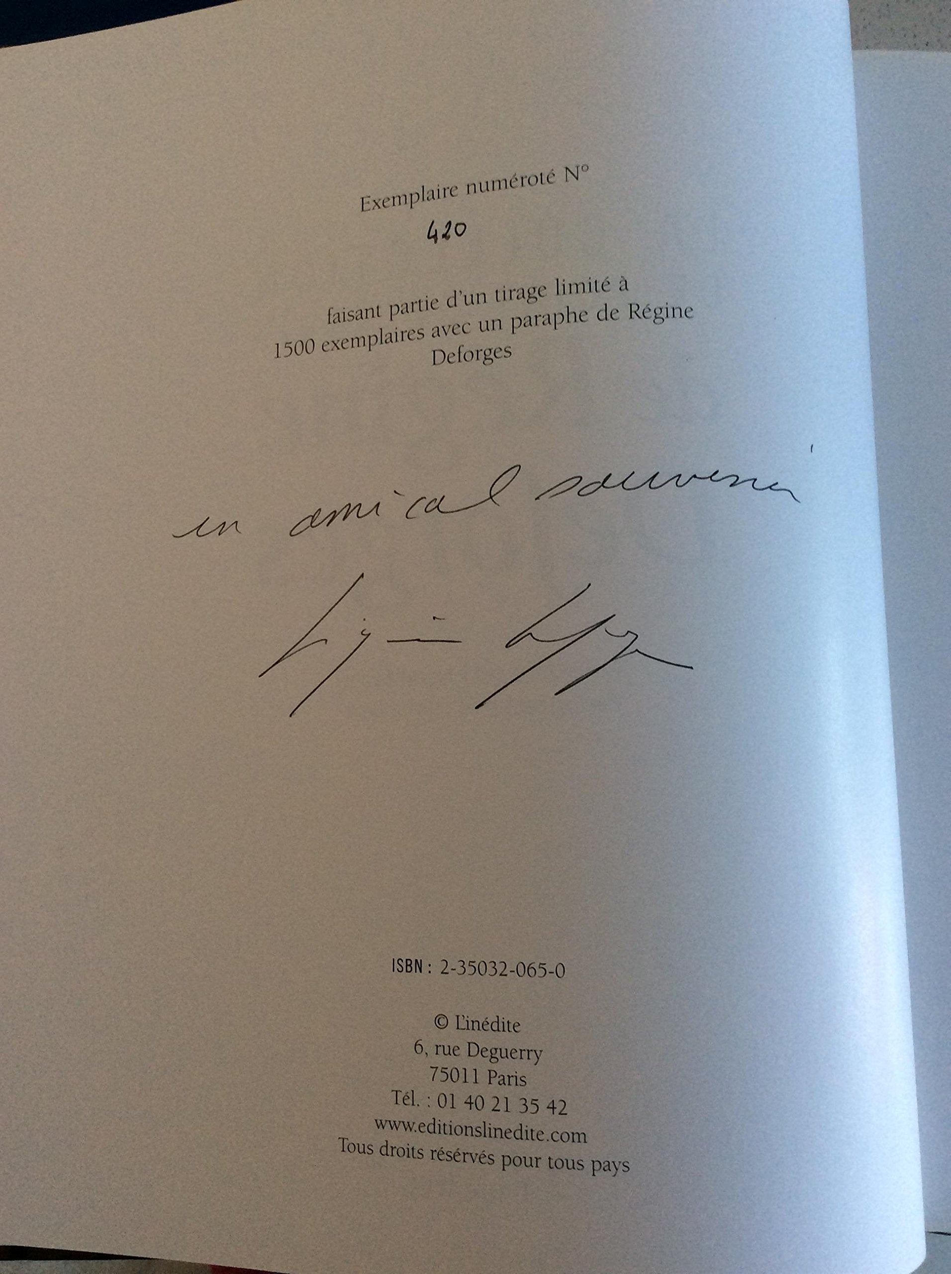 La collection de point de croix de Régine Deforges book
