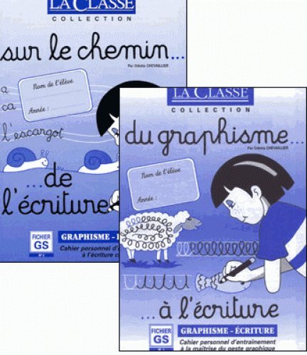 Pack Du graphisme à l'écriture et Sur le chemin de l'écriture, fichiers GS book