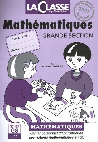 MATHEMATIQUE GRANDE SECTION (2 cahiers) IO 2021 book
