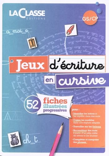 JEUX D'ECRITURE EN CURSIVE GS/CP book