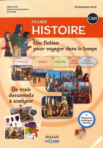 FICHIER HISTOIRE CM1 (livre + ressources numériques) : Une fiction pour voyager dans le temps Professional & Reference Books
