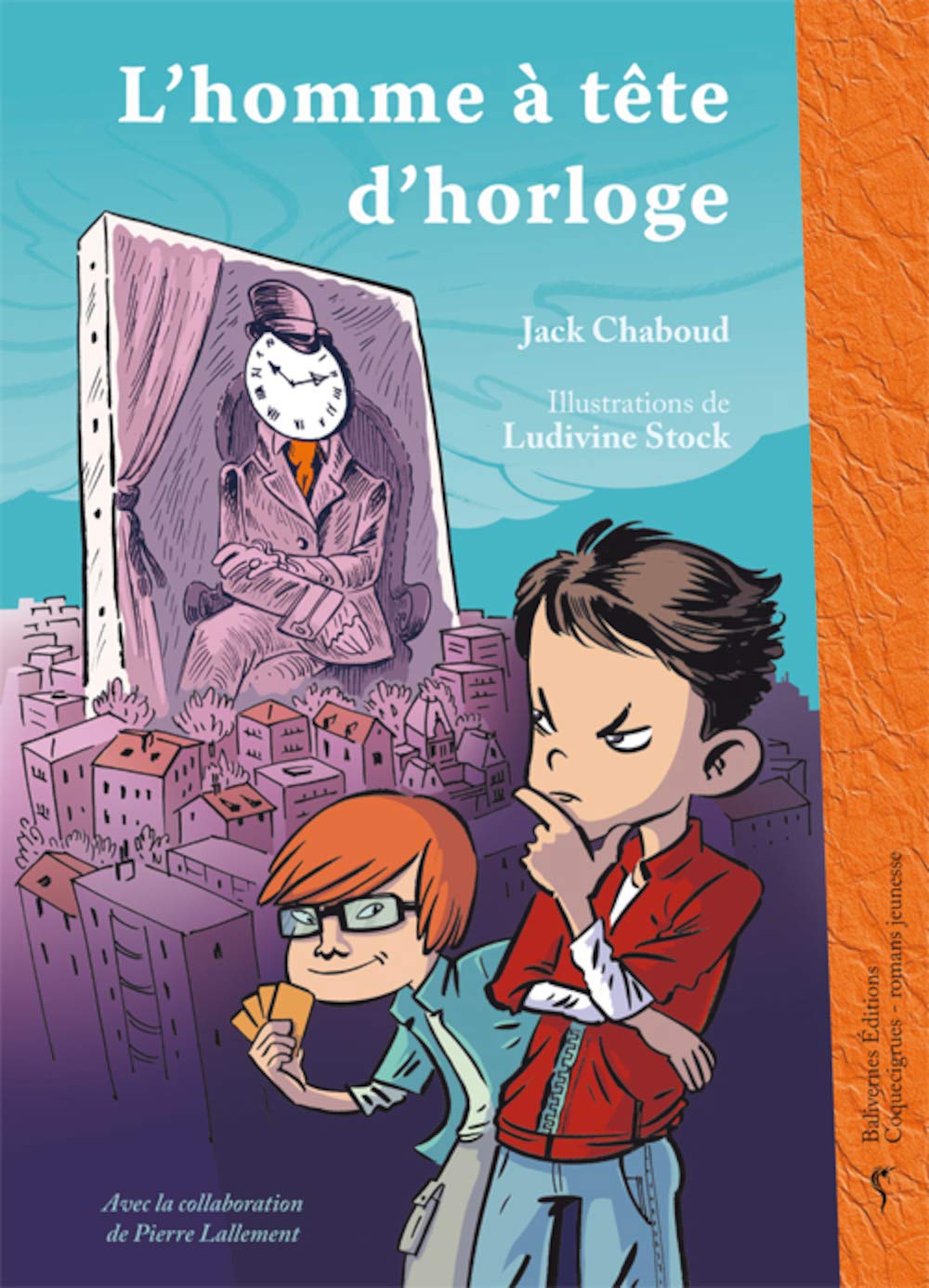 L'homme à tête d'horloge Children's books