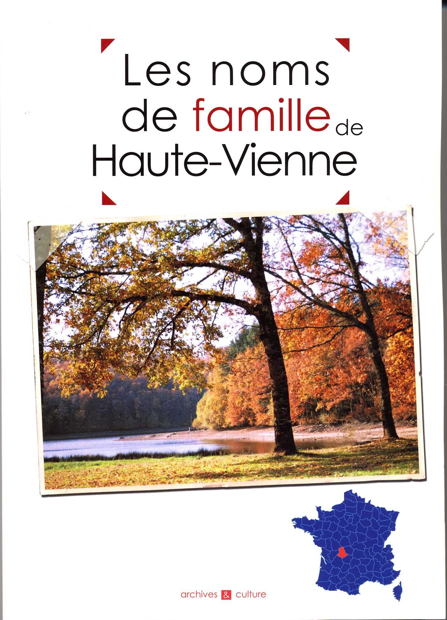 Les noms de famille de la Haute-Vienne Books