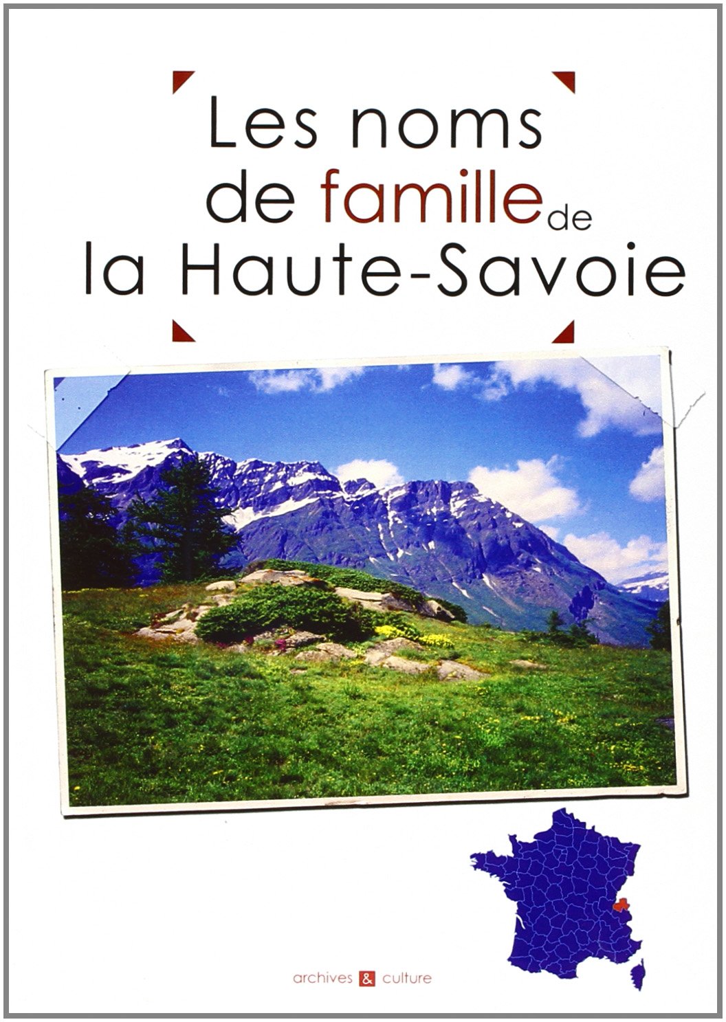 Les noms de famille en Haute-Savoie book