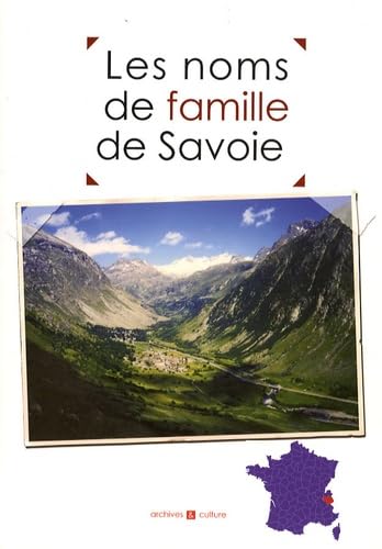 Les noms de famille de la Savoie Books