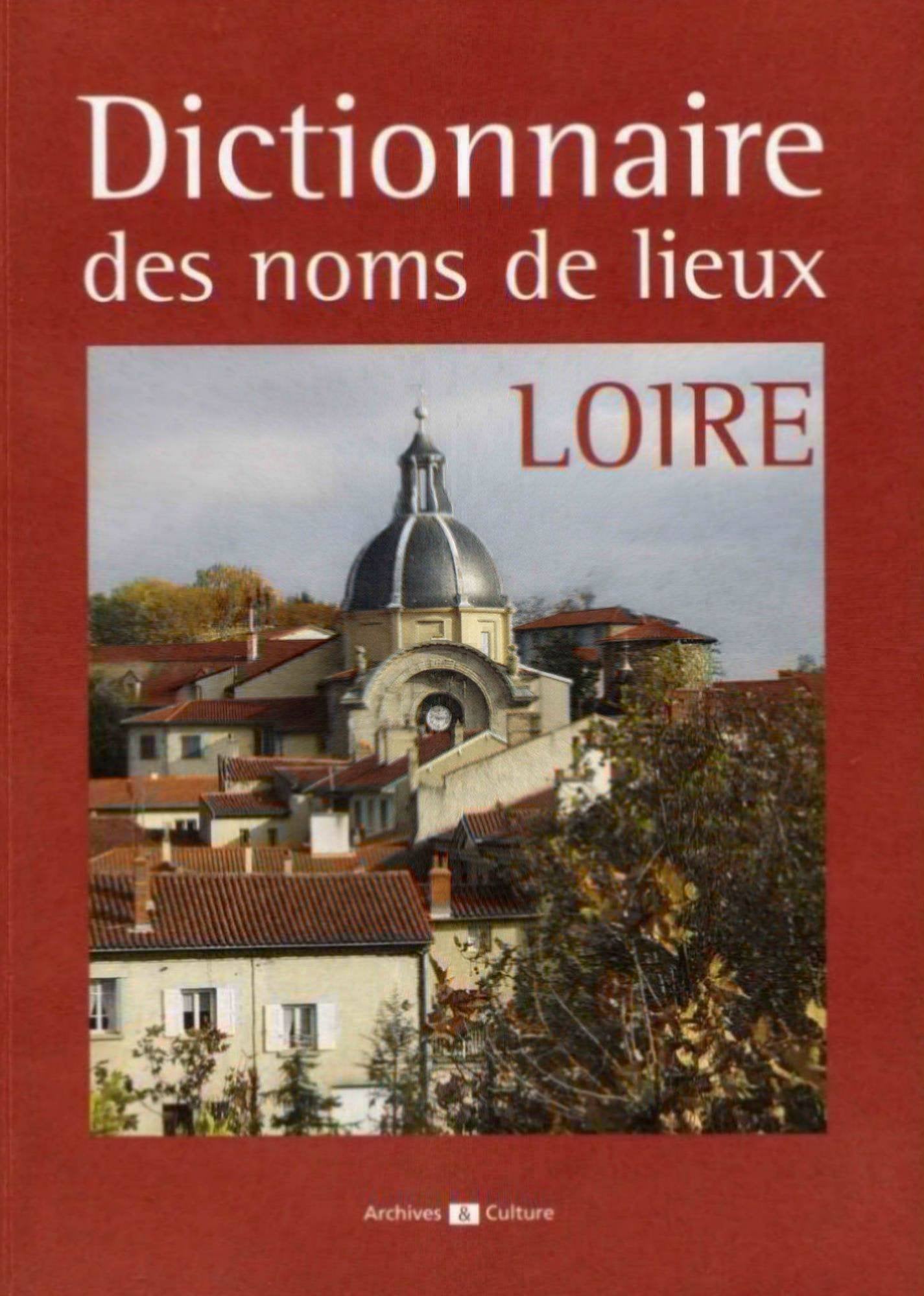 Dictionnaire des noms de lieux de la Loire Books