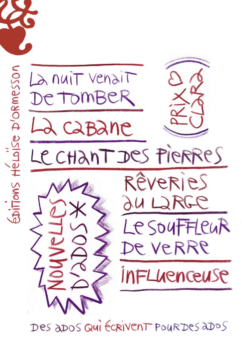 Prix Clara 2018 Nouvelles d'ados Fiction