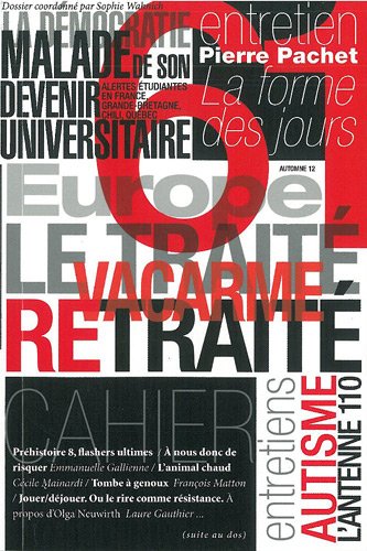 Vacarme, N° 61, sept-nov 2012 : Europe, le traité retraité book