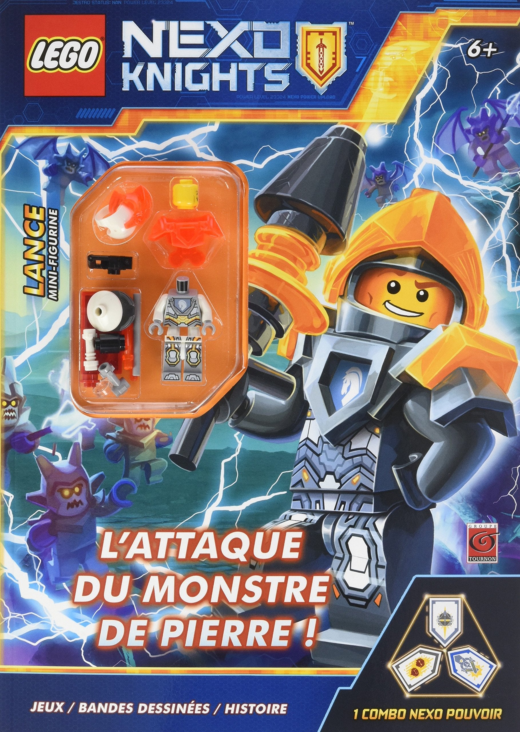 LEGO NEXO KNIGHTS L'ATTAQUE DU MONSTRE DE PIERRE book