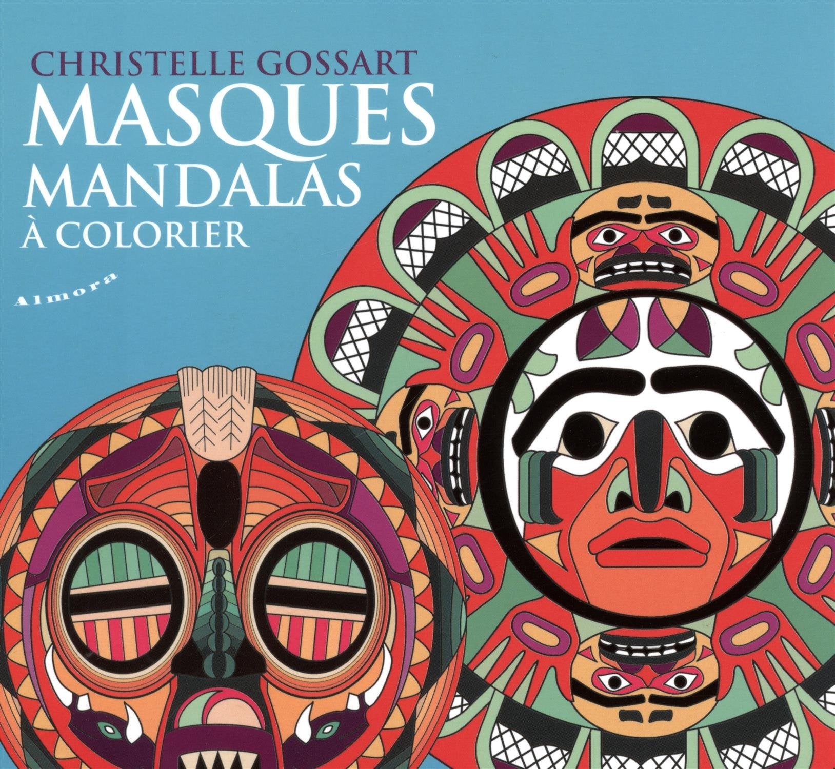 Masques mandala à colorier book