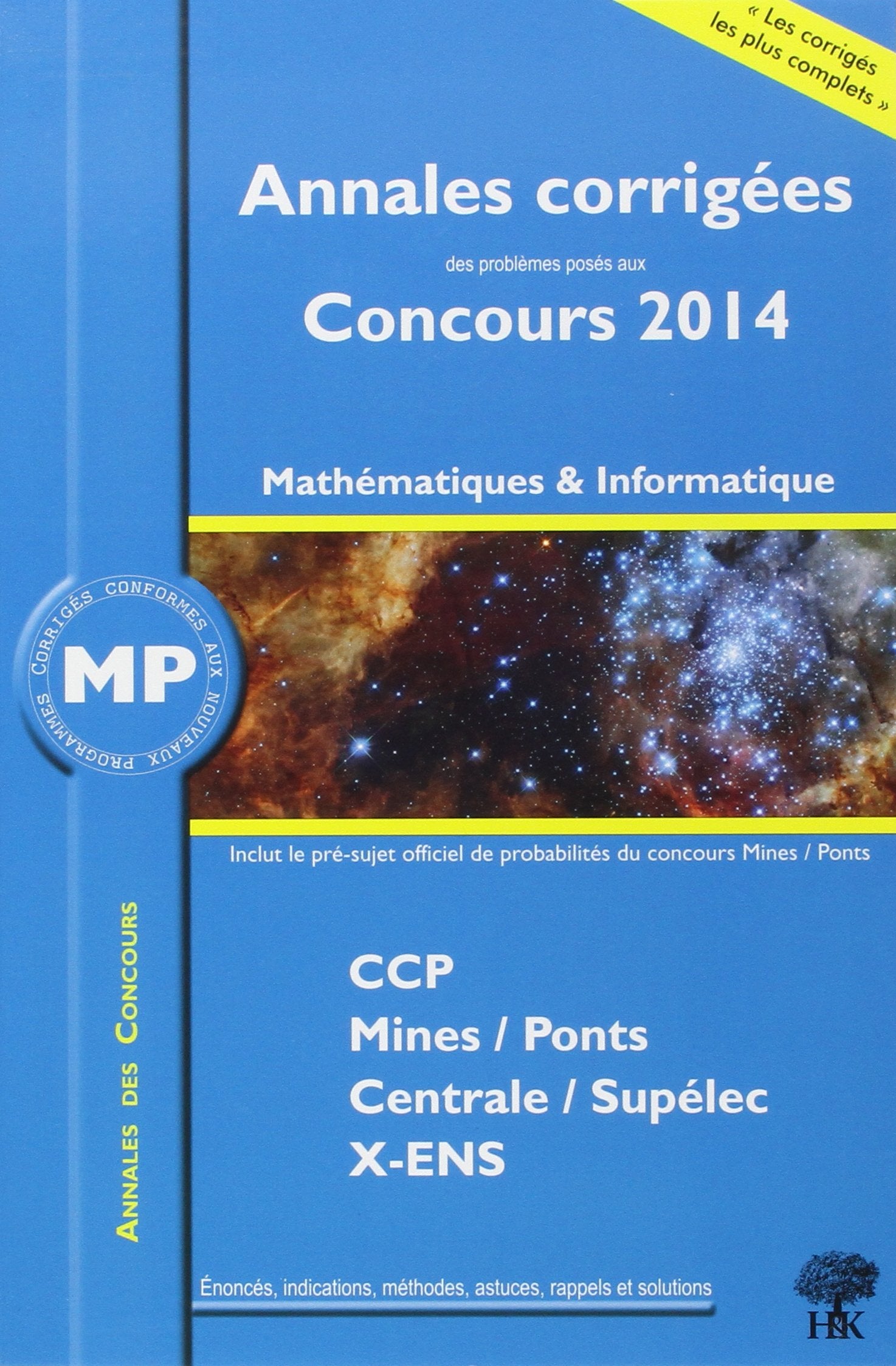Annales des concours MP mathématiques et informatique book