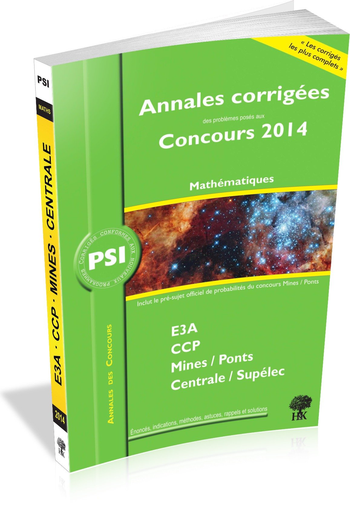 Annales des concours 2014 PSI mathématiques book