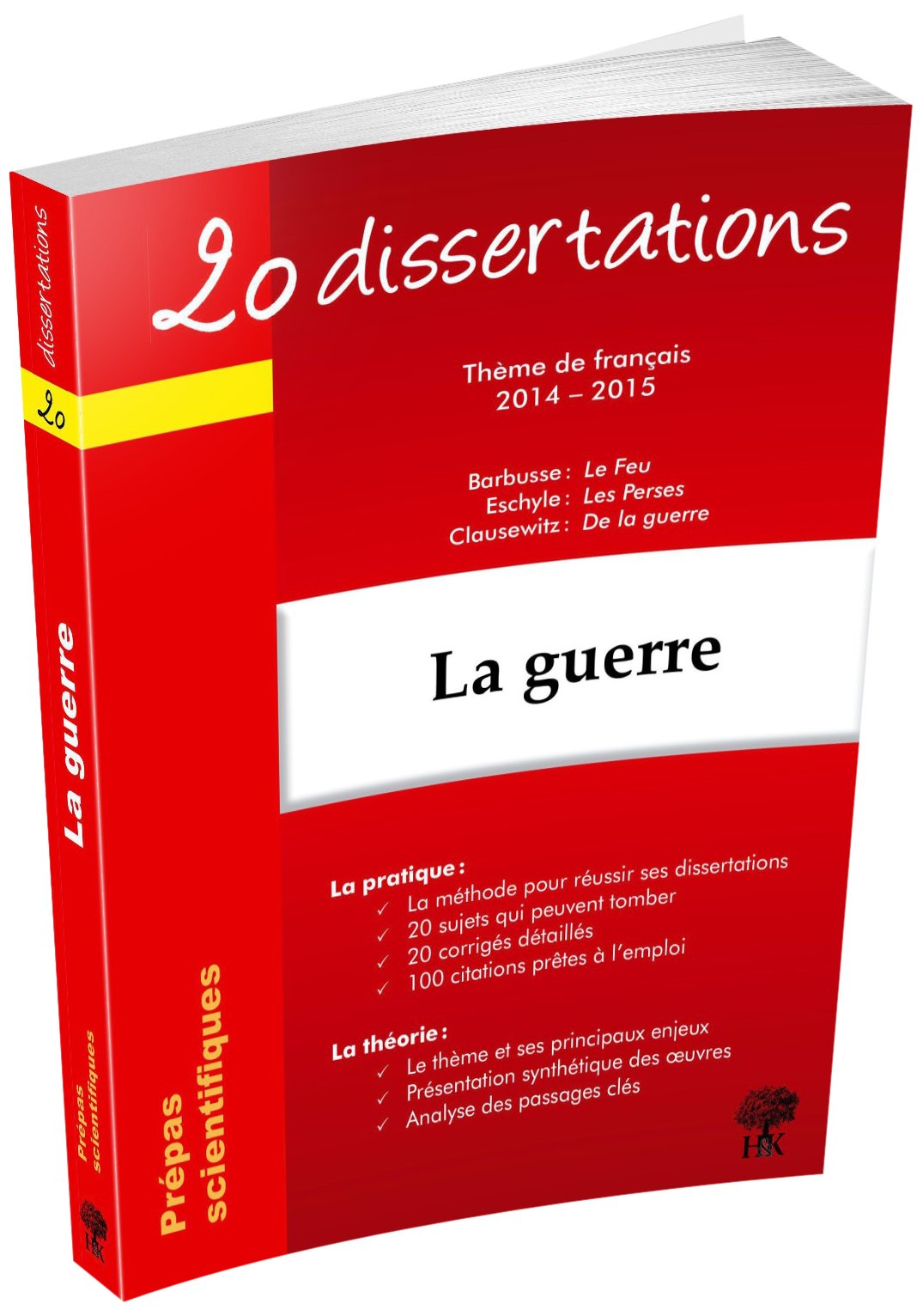 20 dissertations avec analyses et commentaires sur le thème "La guerre" Books