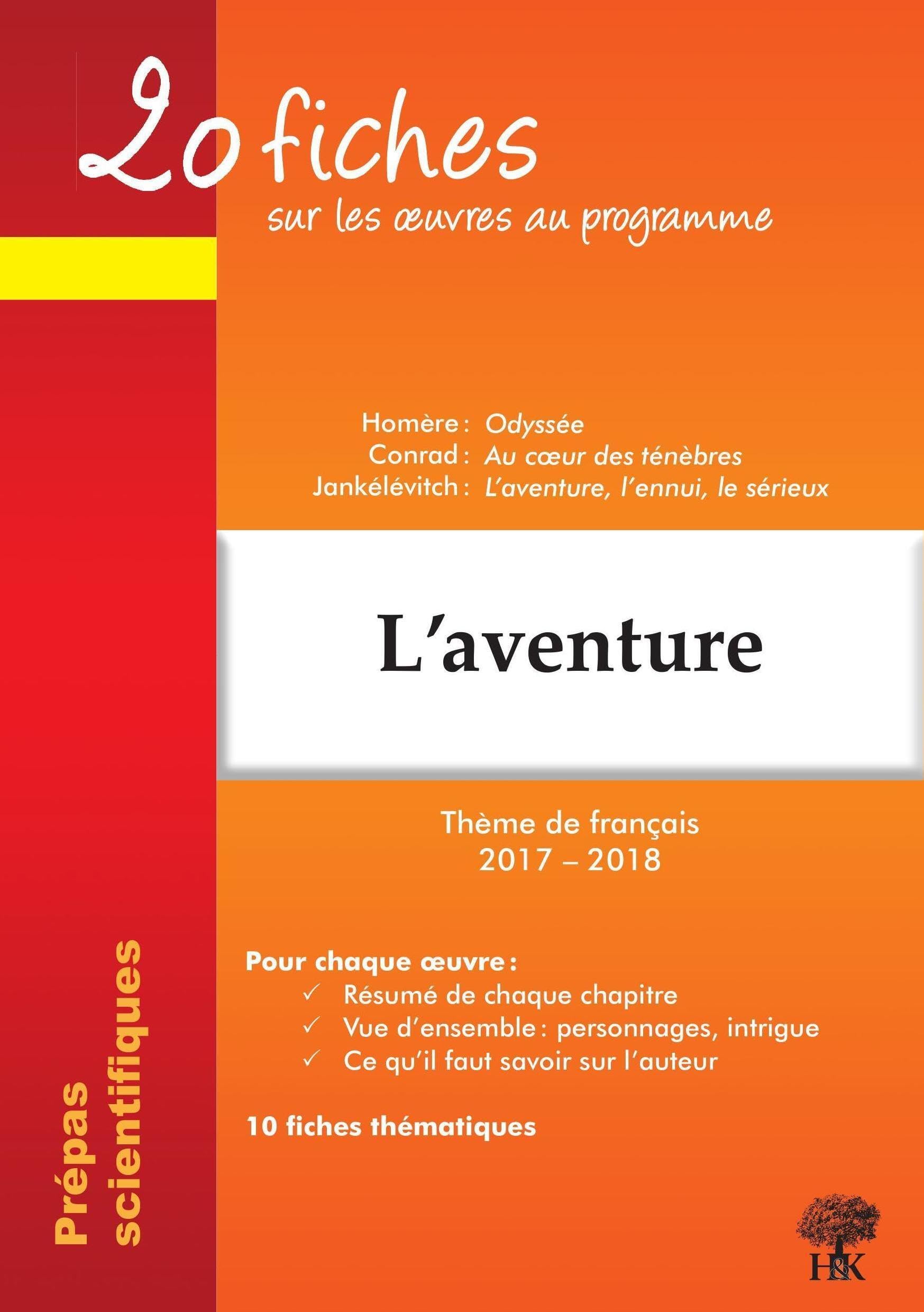 20 fiches sur les oeuvres au programme l'aventure thème de français 2017-2018: servitude et soumission book