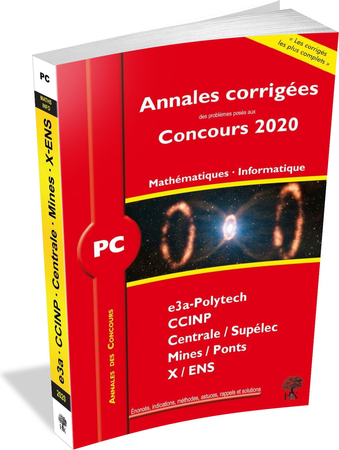 Annales corrigées Concours 2020 - PC Mathématiques - Informatique book